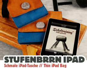 Zirkeltraining™ Tasche: Stufenbarren iPad